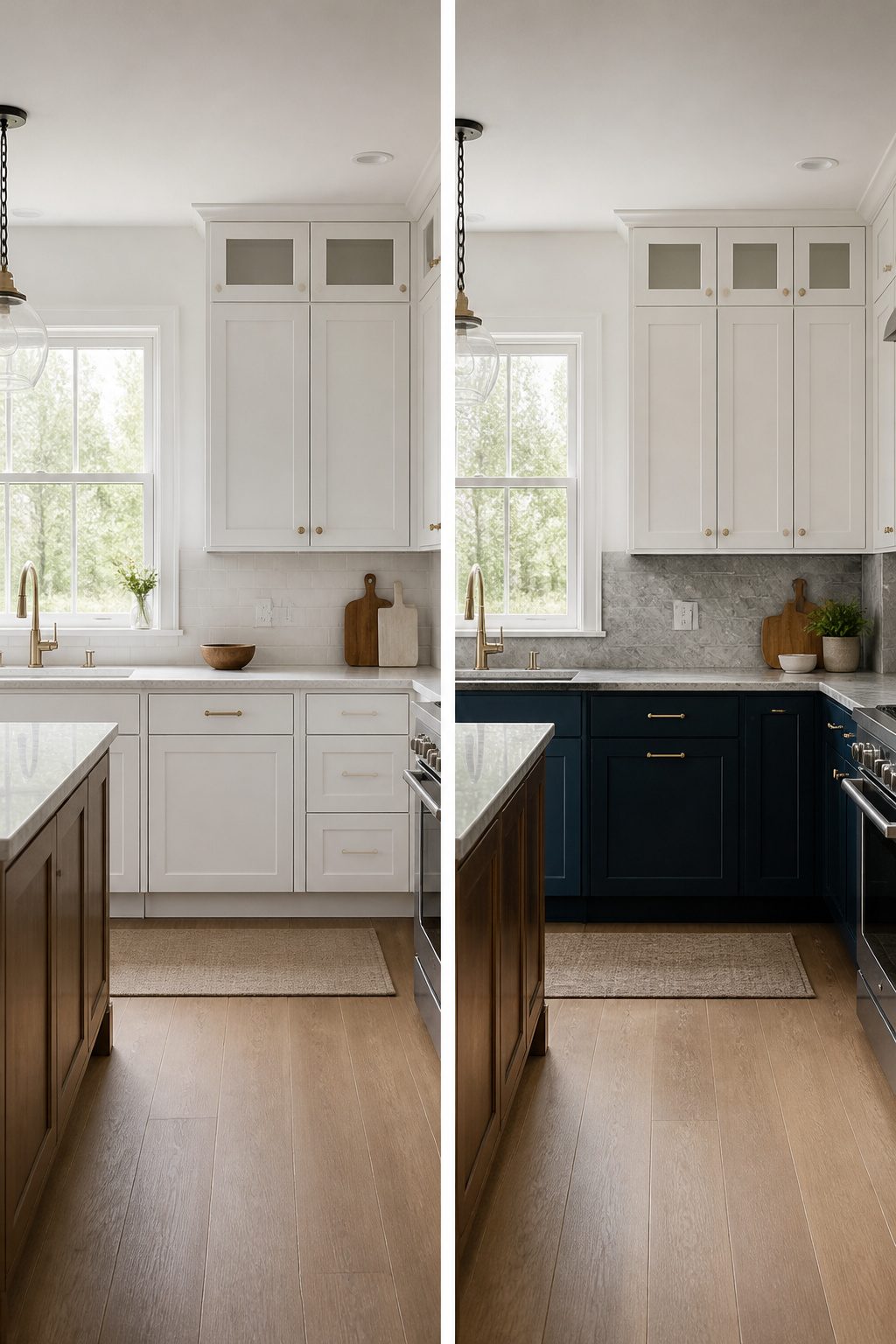 Upper and Lower Cabinets