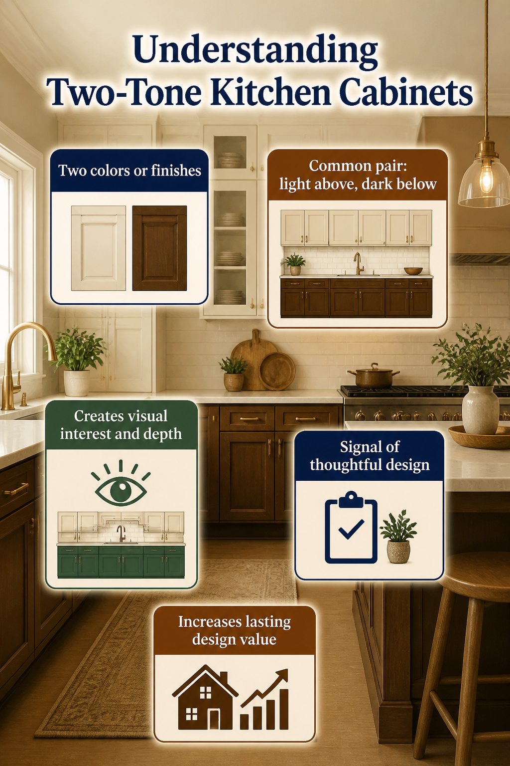 What Two-Tone Cabinets Actually Are